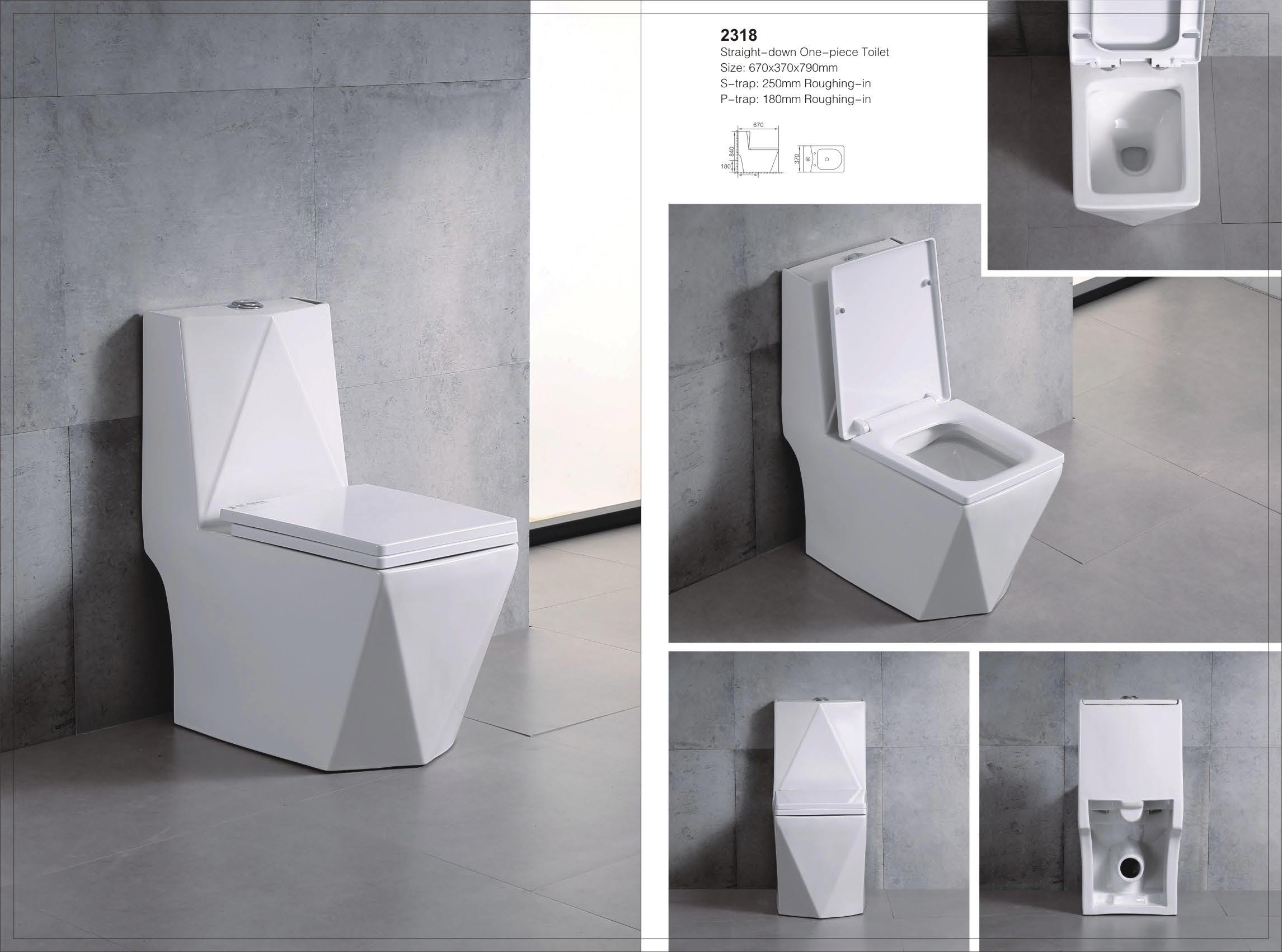One Piece Toilet